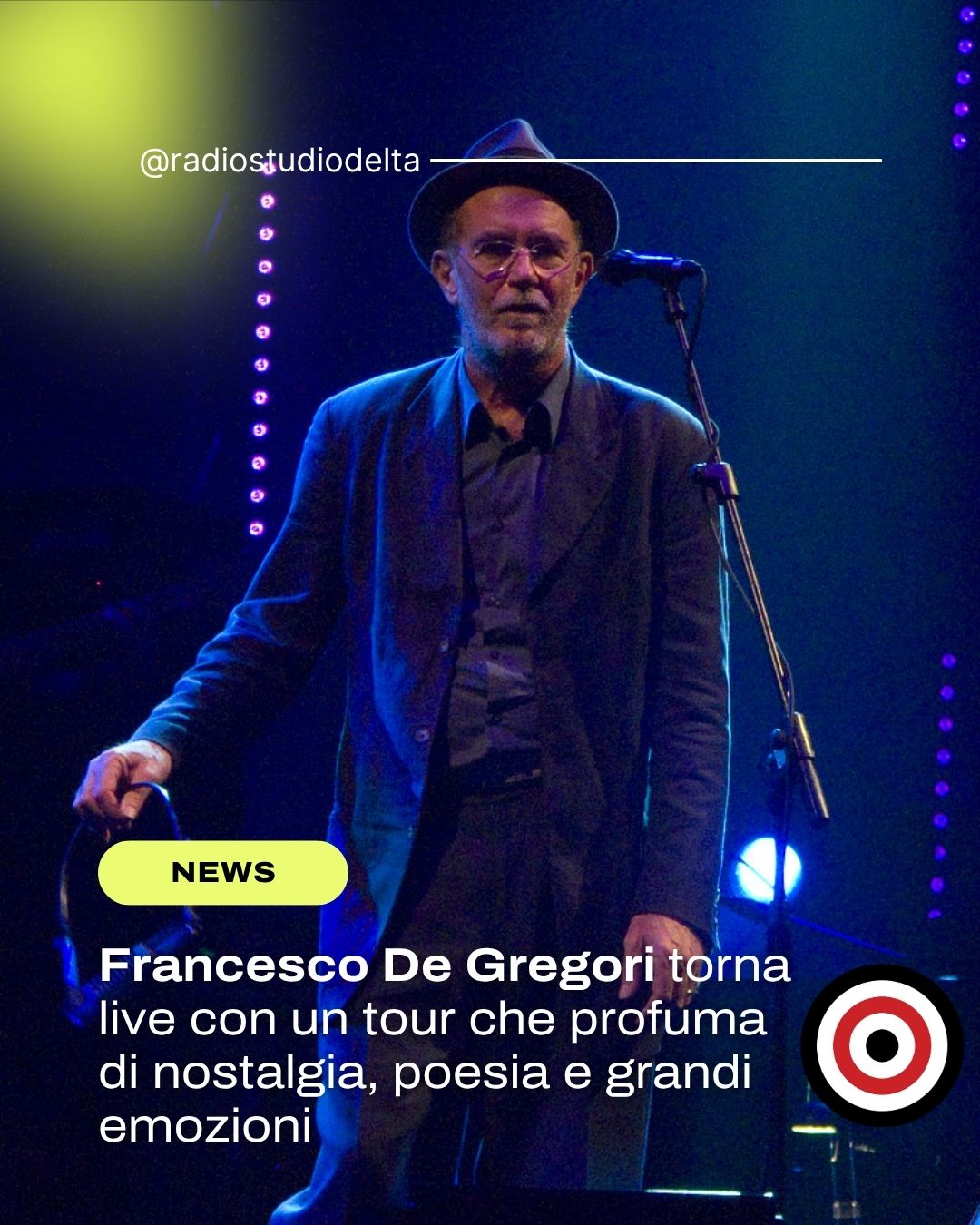 Francesco De Gregori festeggia 50 anni di “Rimmel” con un tour tra teatri, palasport e club