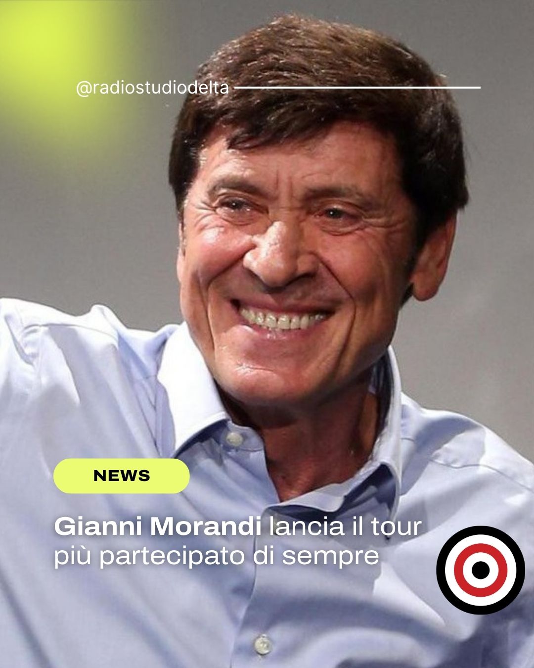 Gianni Morandi, il tour che i fan hanno scritto con lui: “C’era un ragazzo – Gianni Morandi Story”