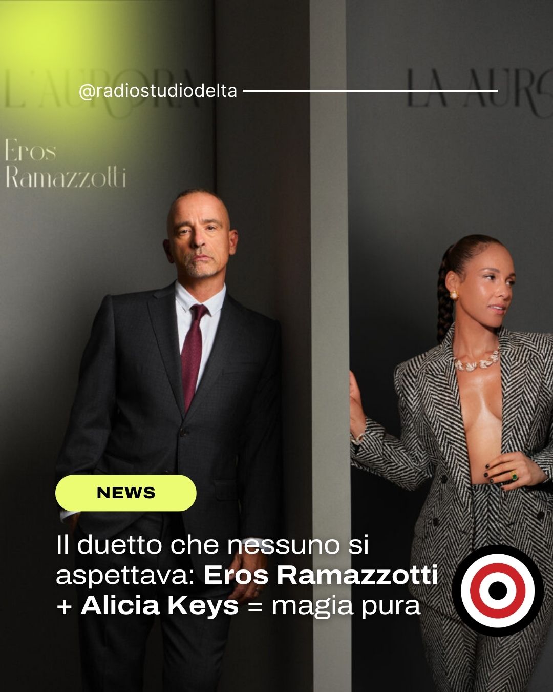 Eros Ramazzotti sorprende tutti: nel nuovo album duetto con Alicia Keys