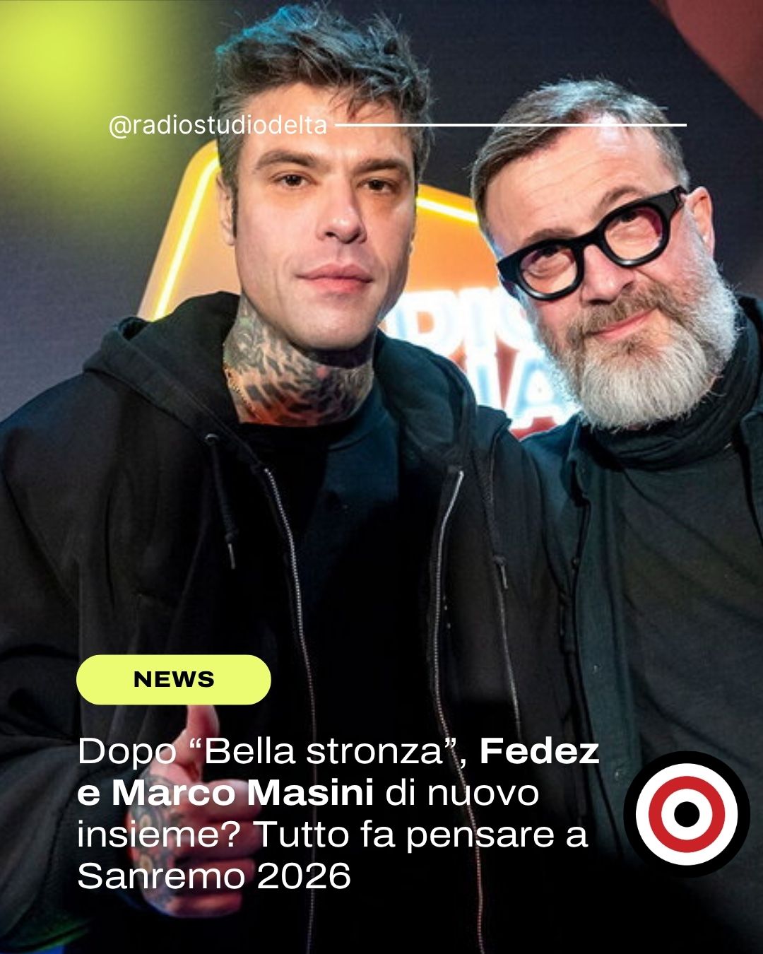 Sanremo 2026, ritorno bomba: Fedez e Marco Masini di nuovo insieme sul palco dell’Ariston