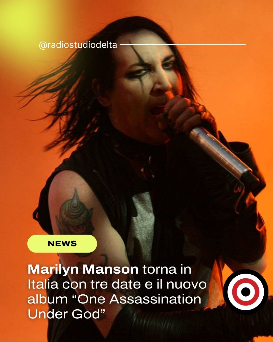 Marilyn Manson torna in Italia nel 2026: tre concerti e un nuovo capitolo della sua rinascita rock