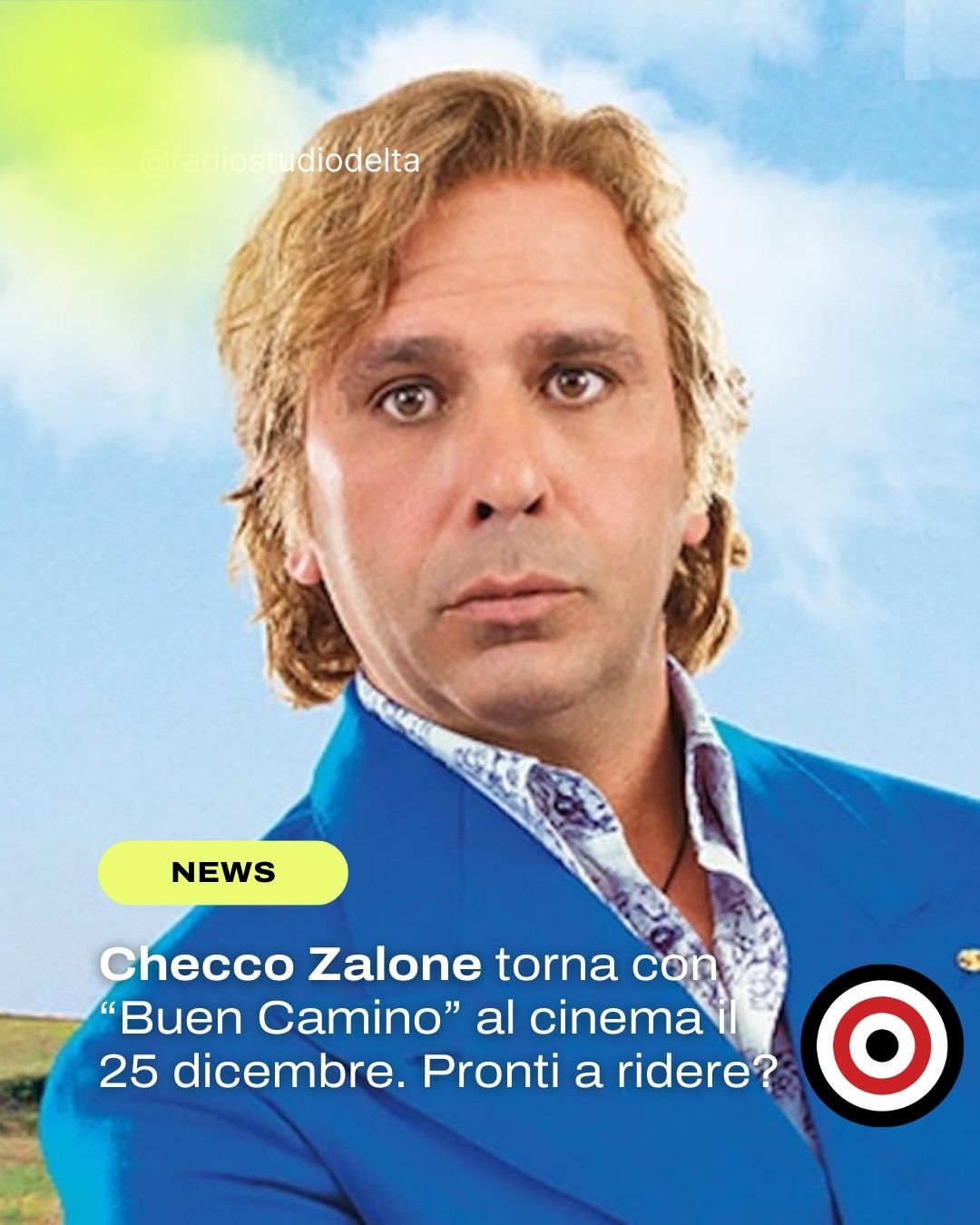 Checco Zalone torna al cinema: il poster di Buen Camino svela l’uscita di Natale