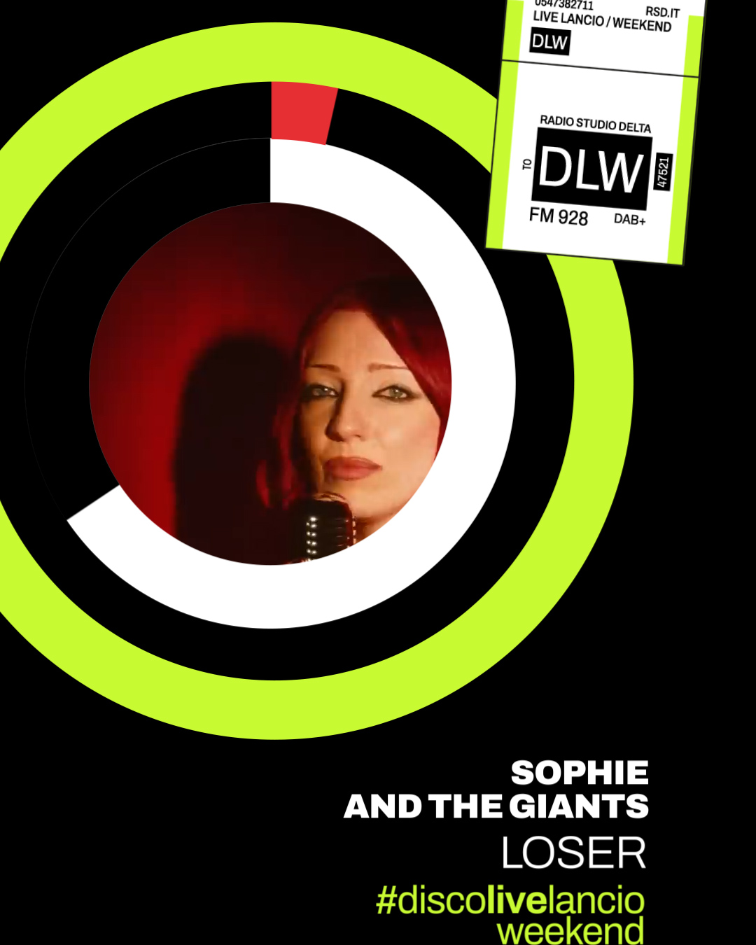 Disco Live Lancio del weekend: SOPHIE AND THE GIANTS con “LOSER”