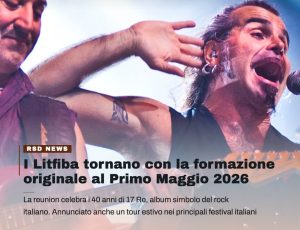 Litfiba, ritorno alle origini: la line-up storica si riunisce al Primo Maggio
