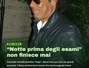 Antonello Venditti, “Daje!”: la memoria live che riaccende un’intera generazione