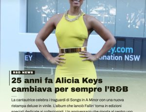 Alicia Keys celebra il disco che ha cambiato l’R&B: torna “Songs in A Minor” in una nuova edizione speciale