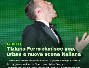 Tiziano Ferro riaccende il pop italiano: nel nuovo deluxe arrivano Shiva, Lazza e Ariete