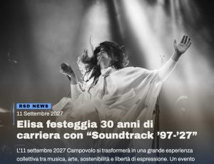 Elisa celebra 30 anni di carriera a Campovolo: “Una festa collettiva tra musica, memoria e libertà”