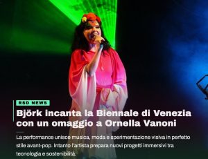 Björk sorprende Venezia: omaggio a Ornella Vanoni tra arte, moda e avanguardia sonora