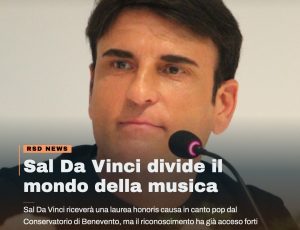 Sal Da Vinci verso la laurea honoris causa: il premio divide il mondo della musica