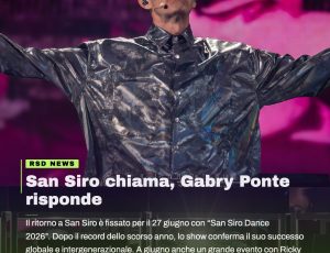 Gabry Ponte, ritorno a San Siro: il dj italiano più globale rilancia con un nuovo show evento