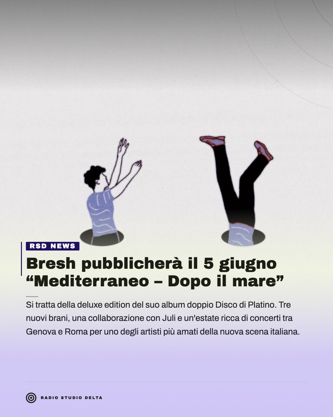 Si tratta della deluxe edition del suo album doppio Disco di Platino. Tre nuovi brani, una collaborazione con Juli e un'estate ricca di concerti tra Genova e Roma per uno degli artisti più amati della nuova scena italiana.