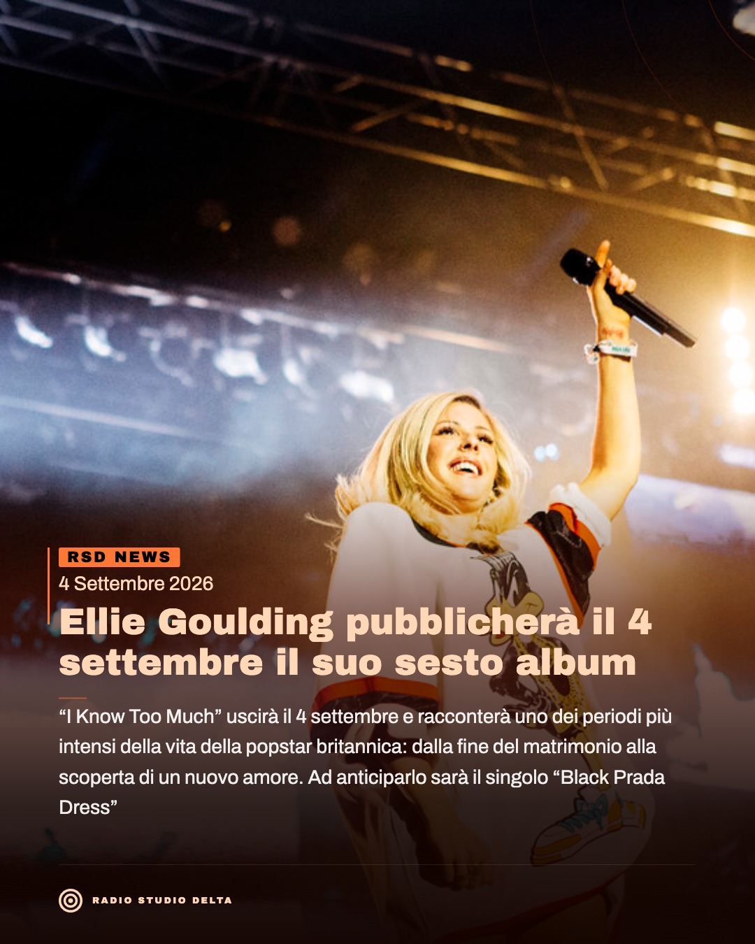 “I Know Too Much” uscirà il 4 settembre e racconterà uno dei periodi più intensi della vita della popstar britannica: dalla fine del matrimonio alla scoperta di un nuovo amore. Ad anticiparlo sarà il singolo “Black Prada Dress”