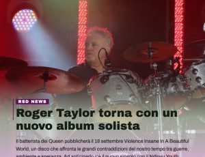Roger Taylor torna a sorprendere il mondo: il batterista dei Queen annuncia un nuovo album solista e un tour esclusivo