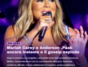Mariah Carey e Anderson .Paak sempre più vicini: nuove uscite pubbliche alimentano i rumors su una possibile storia d’amore