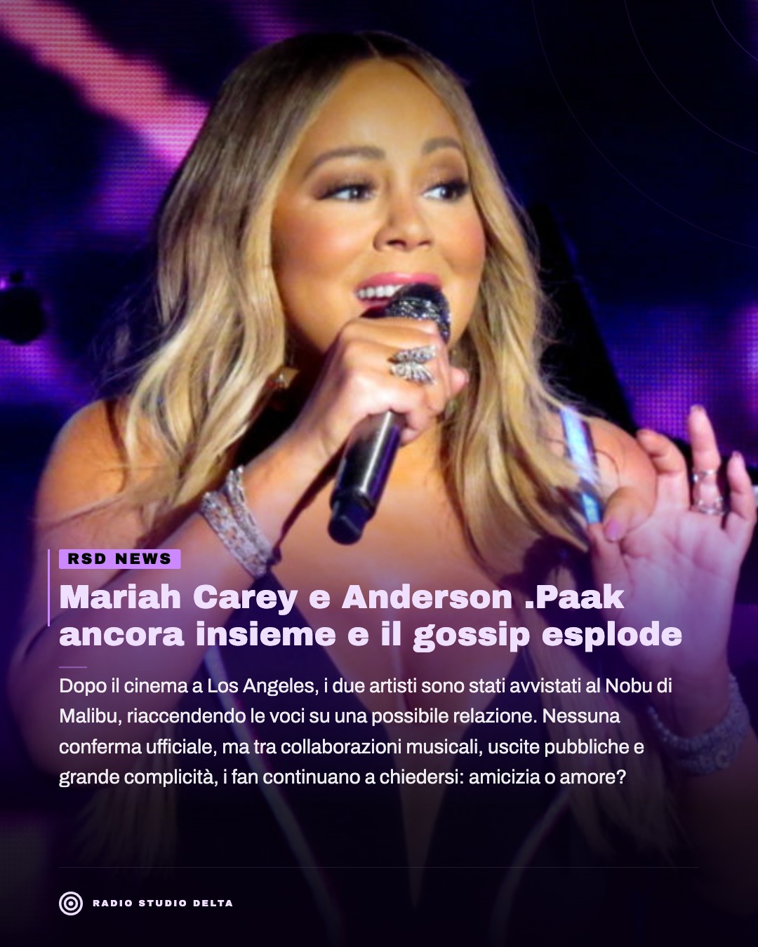 Dopo il cinema a Los Angeles, i due artisti sono stati avvistati al Nobu di Malibu, riaccendendo le voci su una possibile relazione. Nessuna conferma ufficiale, ma tra collaborazioni musicali, uscite pubbliche e grande complicità, i fan continuano a chiedersi: amicizia o amore?