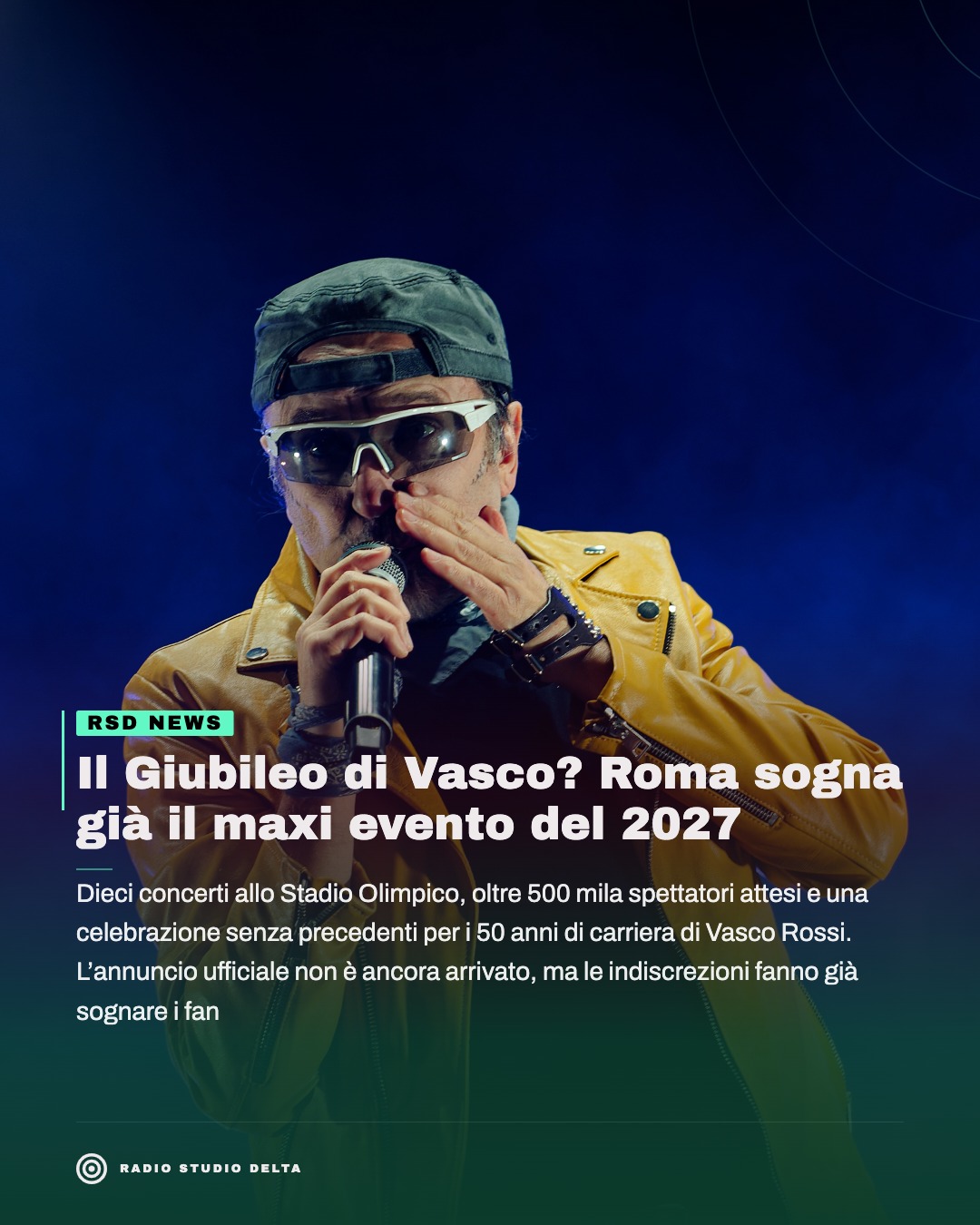 Dieci concerti allo Stadio Olimpico, oltre 500 mila spettatori attesi e una celebrazione senza precedenti per i 50 anni di carriera di Vasco Rossi. L’annuncio ufficiale non è ancora arrivato, ma le indiscrezioni fanno già sognare i fan