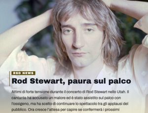 Rod Stewart: attimi di tensione durante il concerto nello Utah