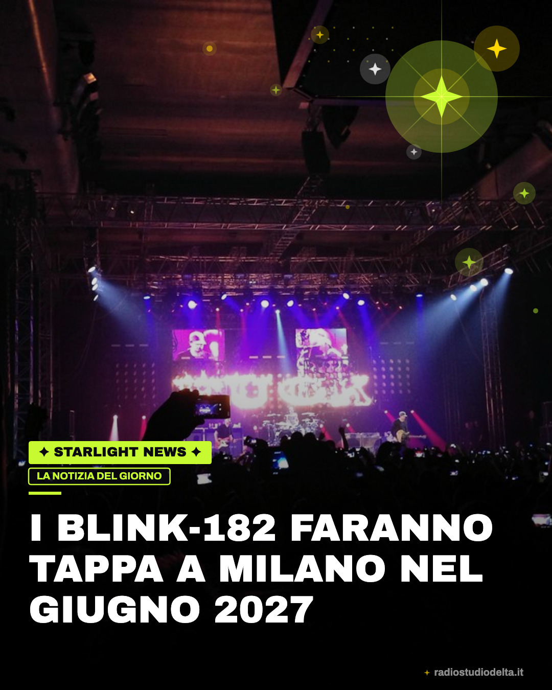 I Blink-182 faranno tappa a Milano nel GIUGNO 2027