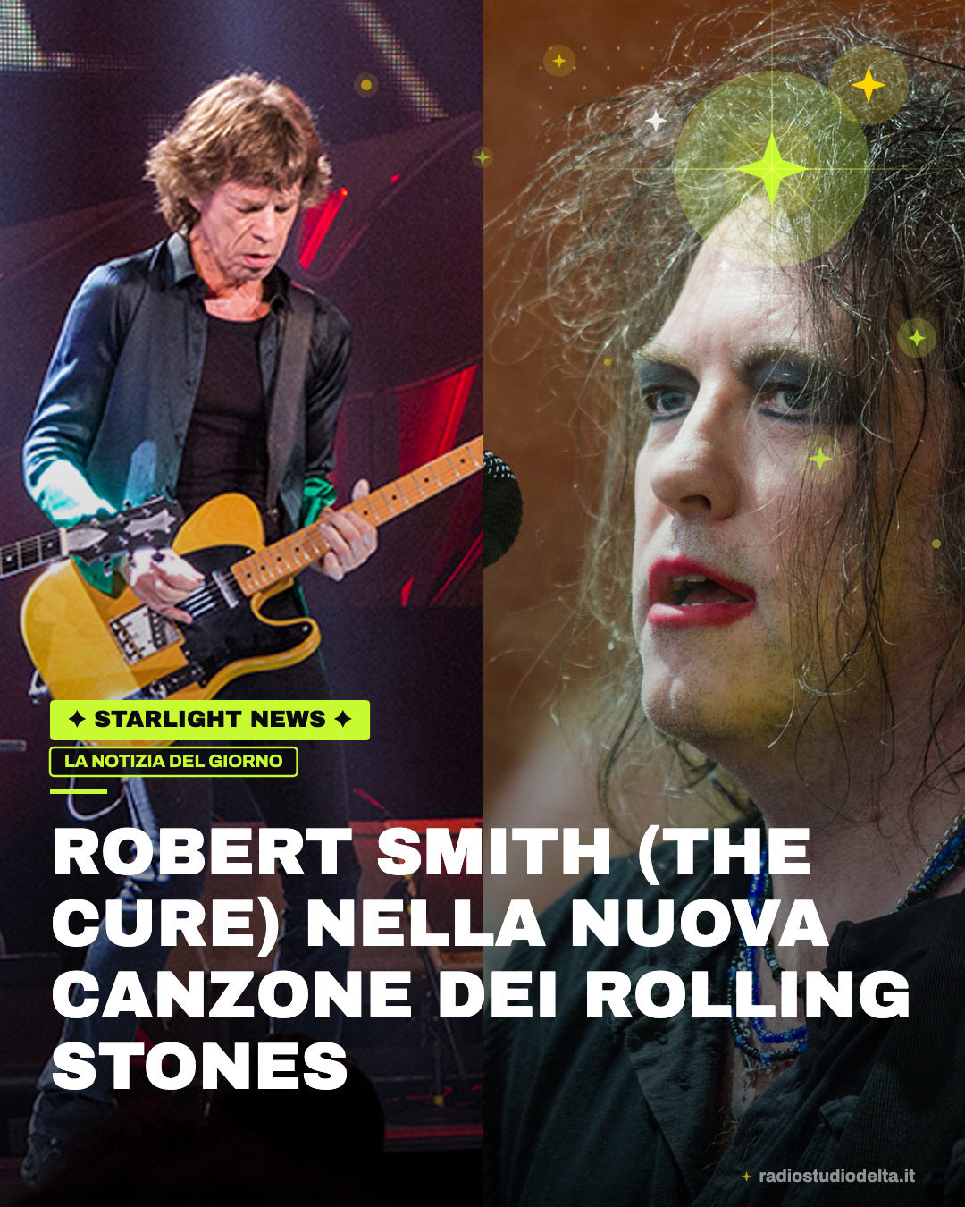 Robert Smith (The Cure) nella nuova canzone dei Rolling Stones
