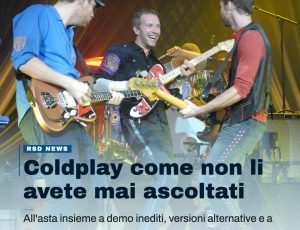 Le prime registrazioni dei Coldplay finiscono all’asta
