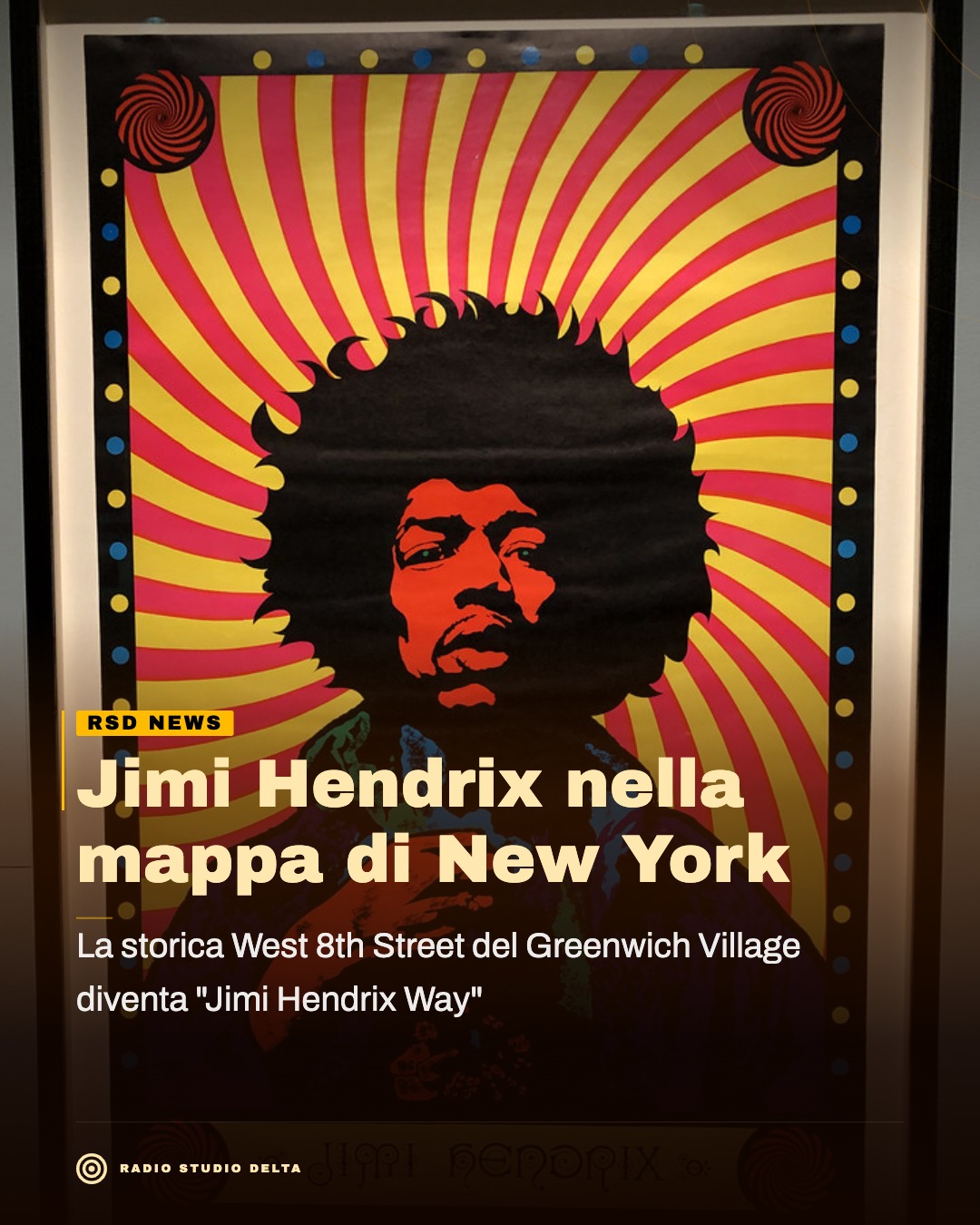 La storica West 8th Street del Greenwich Village diventa "Jimi Hendrix Way"