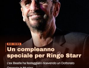 Ringo Starr riceve la laurea honoris causa