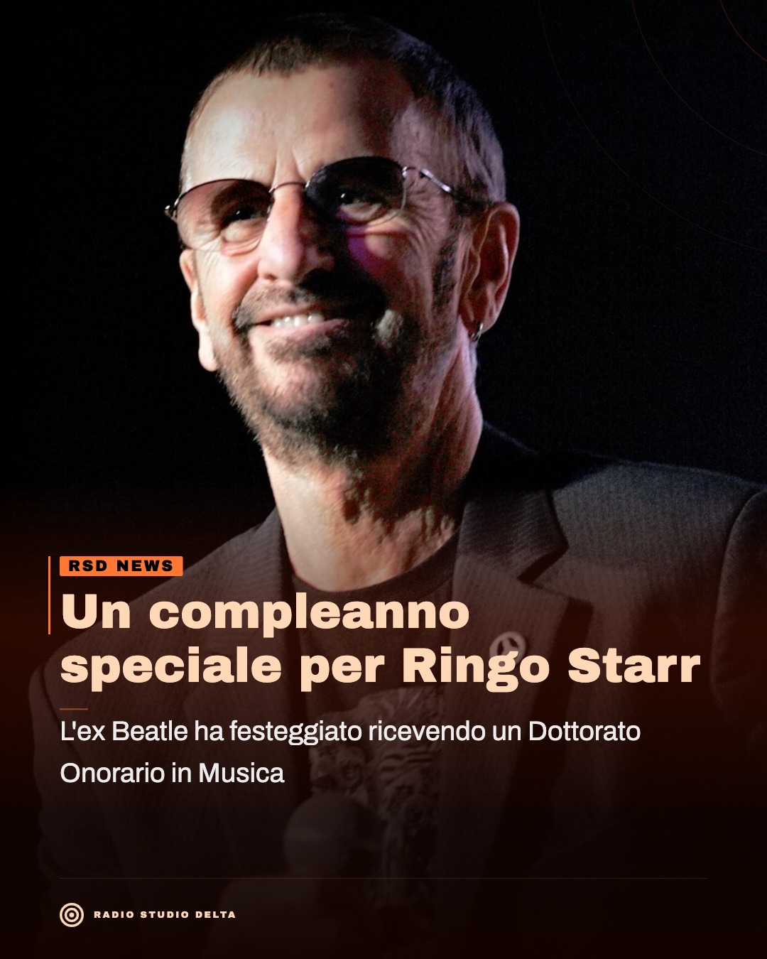 L'ex Beatle ha festeggiato ricevendo un Dottorato Onorario in Musica