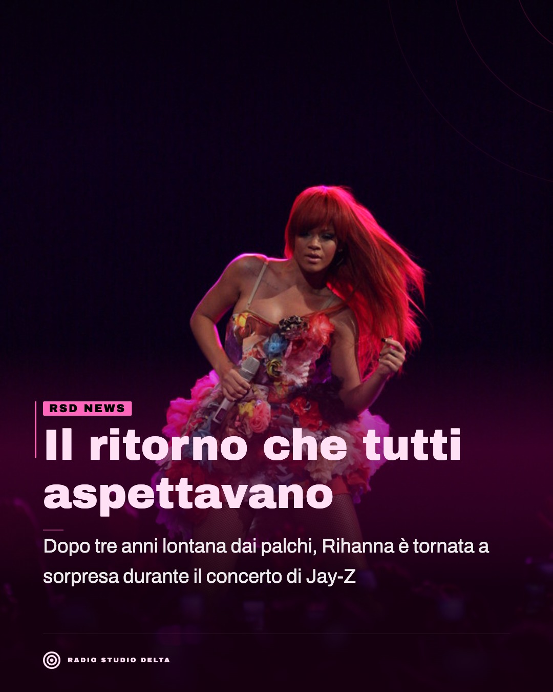 Dopo tre anni lontana dai palchi, Rihanna è tornata a sorpresa durante il concerto di Jay-Z