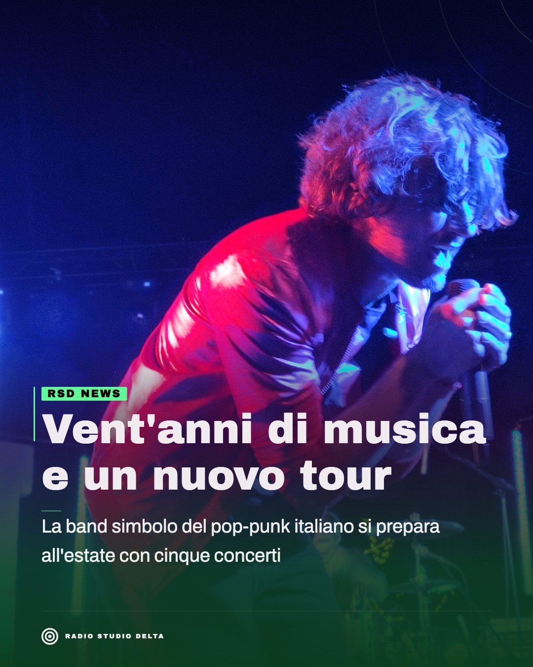 La band simbolo del pop-punk italiano si prepara all'estate con cinque concerti