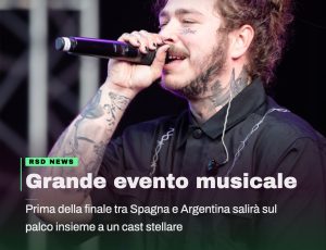 Post Malone protagonista della cerimonia di chiusura dei Mondiali 2026