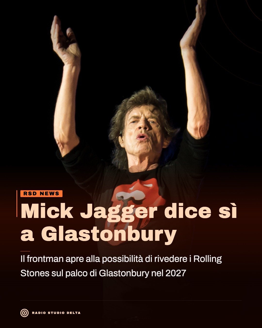 Il frontman apre alla possibilità di rivedere i Rolling Stones sul palco di Glastonbury nel 2027