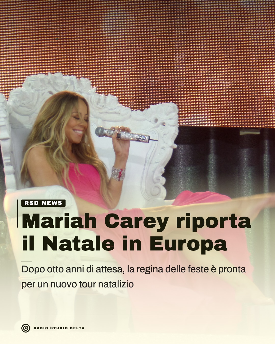 Dopo otto anni di attesa, la regina delle feste è pronta per un nuovo tour natalizio