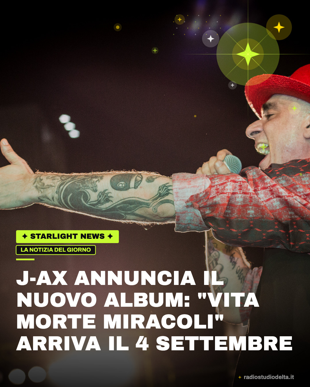 J-Ax annuncia il nuovo album: "Vita Morte Miracoli" arriva il 4 settembre