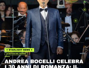 Andrea Bocelli celebra i 30 anni di Romanza: il tour dedicato all’album dei record