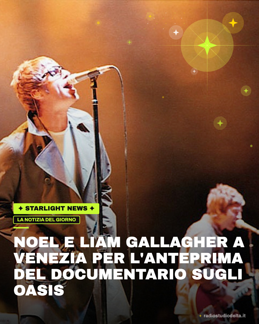 Noel e Liam Gallagher a Venezia per l'anteprima del documentario sugli Oasis