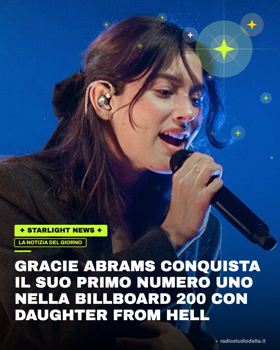 Gracie Abrams conquista il suo primo numero uno nella Billboard 200 con Daughter From Hell
