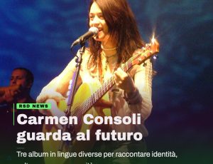 Carmen Consoli prepara una trilogia di album: “Canterò in più lingue”