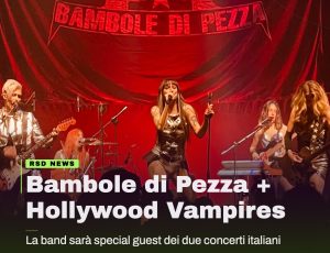 Bambole di Pezza in apertura agli Hollywood Vampires