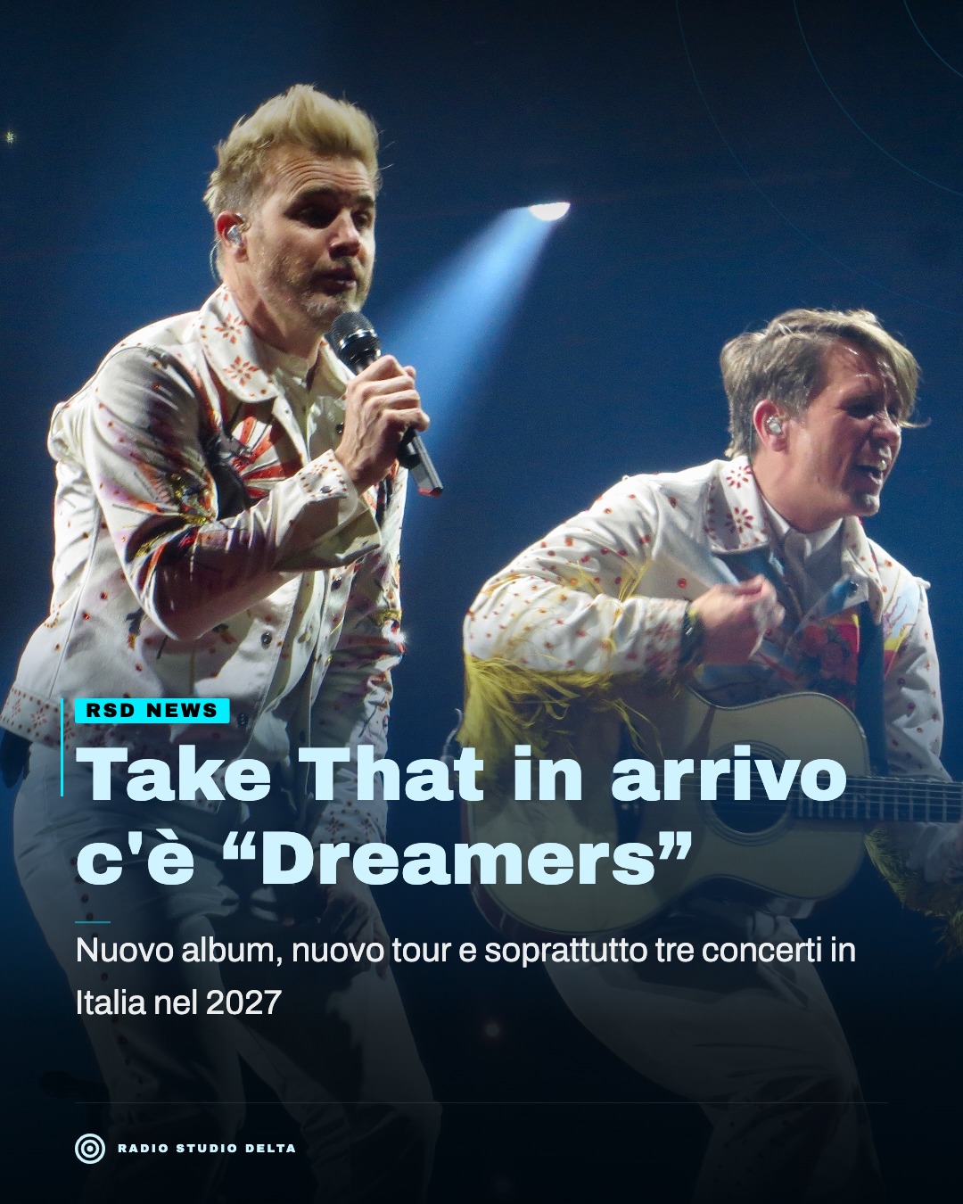 Nuovo album, nuovo tour e soprattutto tre concerti in Italia nel 2027