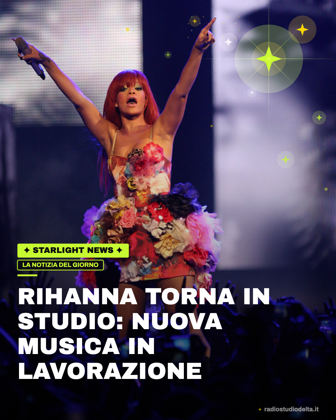 Rihanna torna in studio: nuova musica in lavorazione