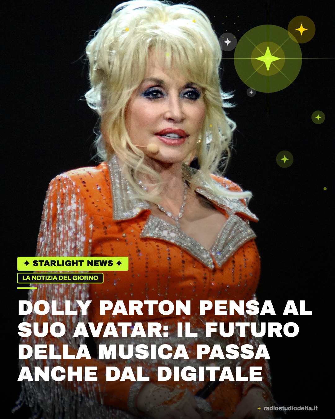 Dolly Parton pensa al suo avatar: il futuro della musica passa anche dal digitale