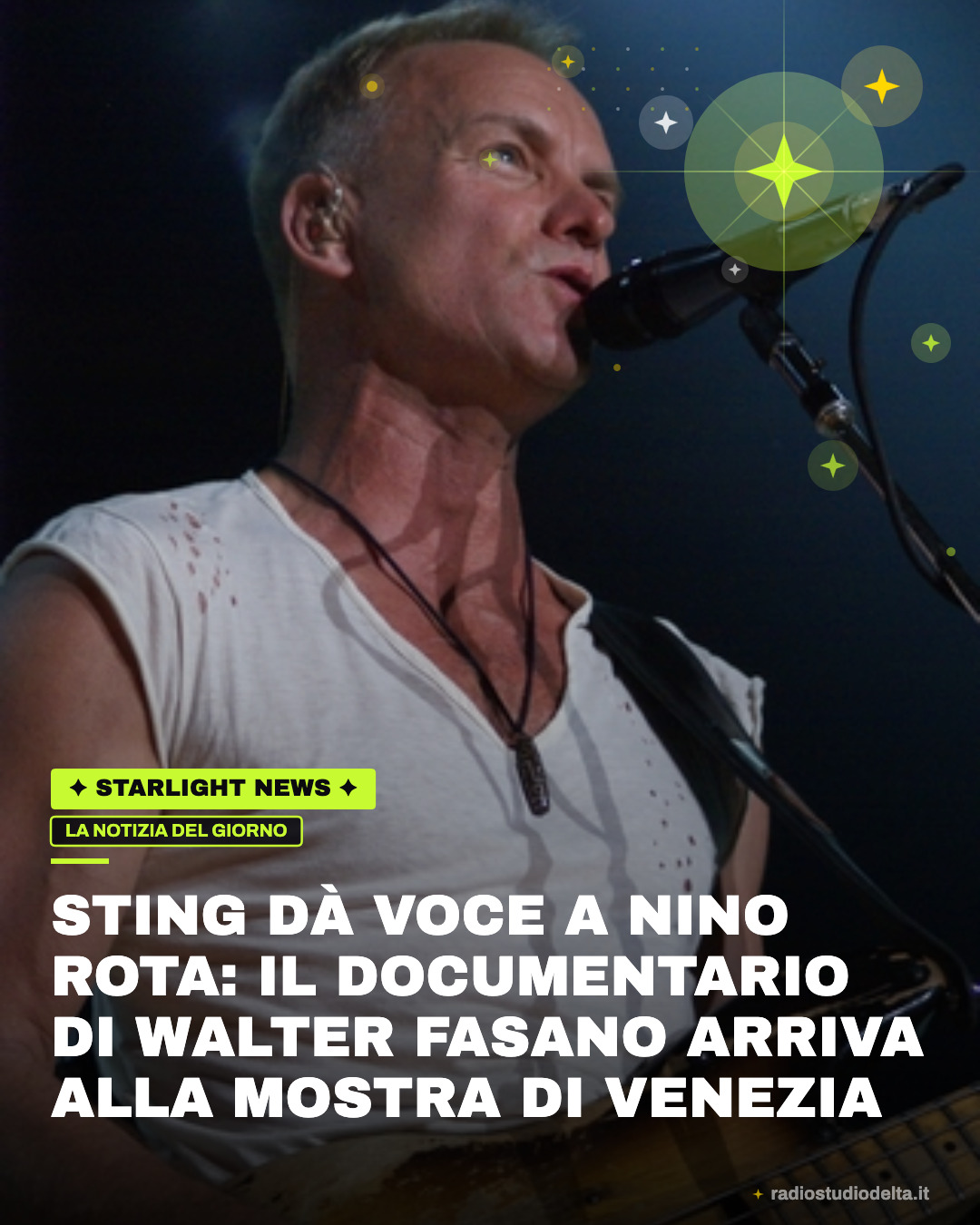 Sting dà voce a Nino Rota: il documentario di Walter Fasano arriva alla Mostra di Venezia