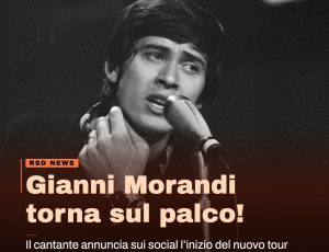 Gianni Morandi riaccende i riflettori