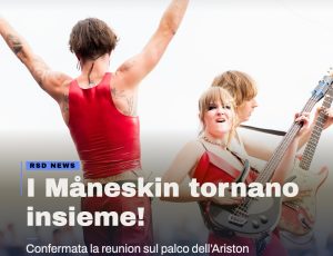Måneskin, il grande ritorno: reunion a Sanremo dopo la pausa