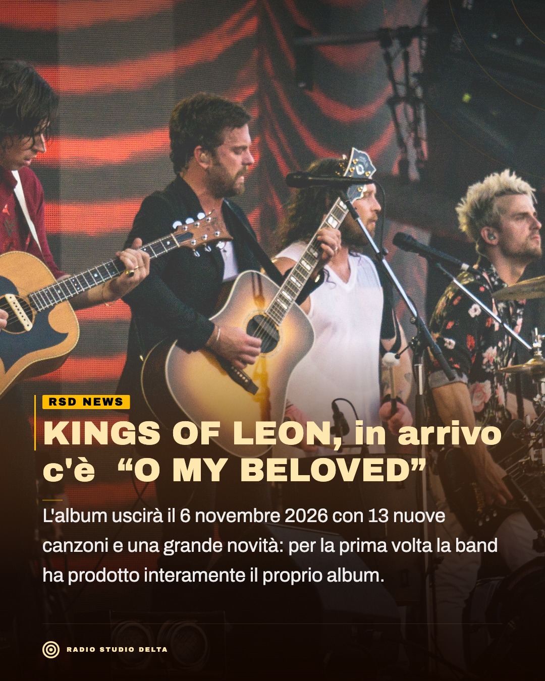 L'album uscirà il 6 novembre 2026 con 13 nuove canzoni e una grande novità: per la prima volta la band ha prodotto interamente il proprio album.