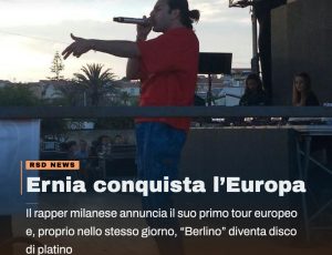 Ernia, l’Europa lo aspetta