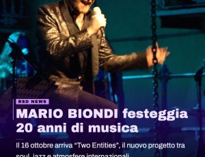 Mario Biondi celebra 20 anni di carriera con “Two Entities”