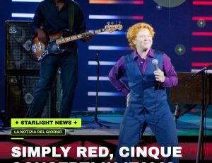 Simply Red, cinque concerti in Italia la prossima estate