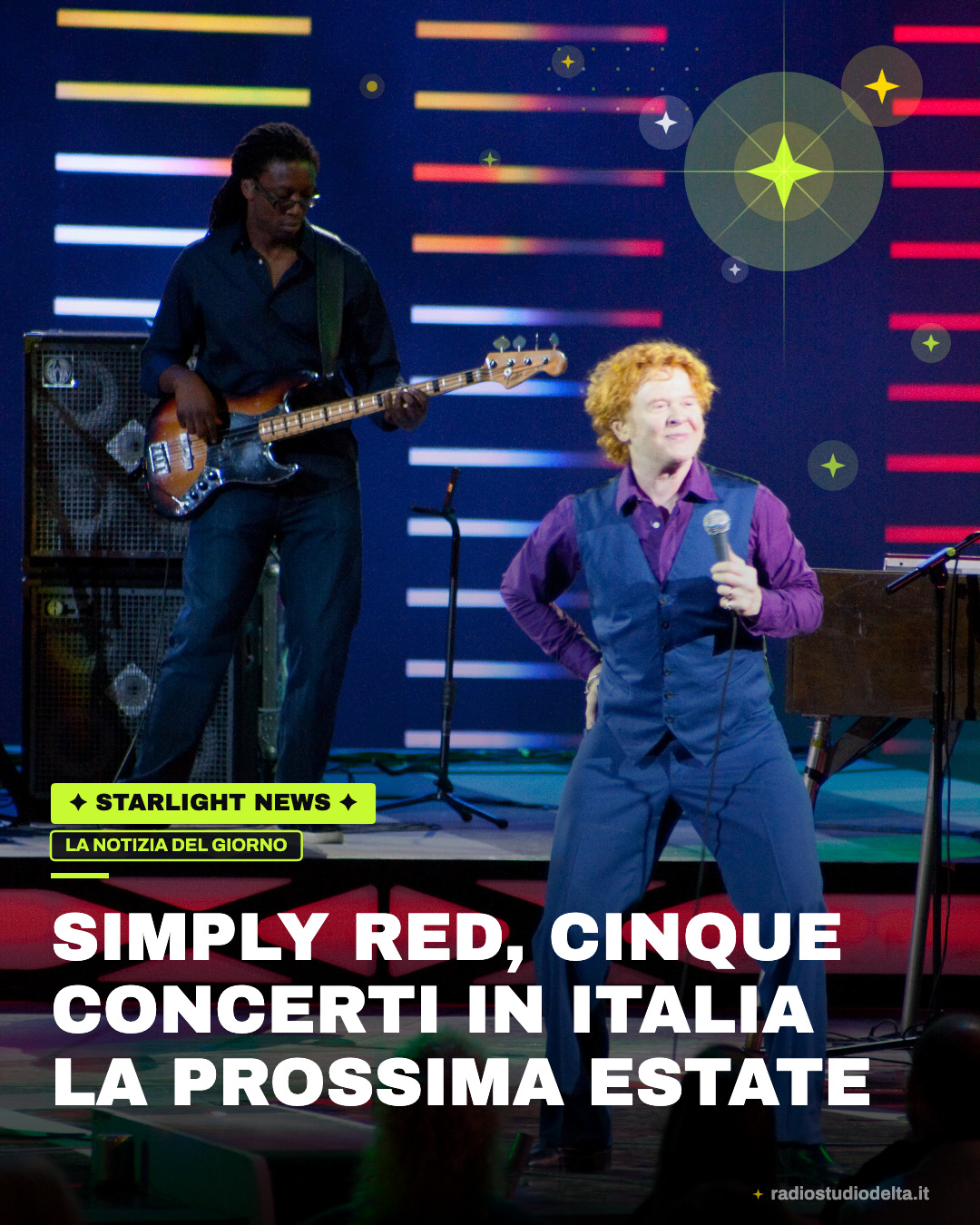 Simply Red, cinque concerti in Italia la prossima estate